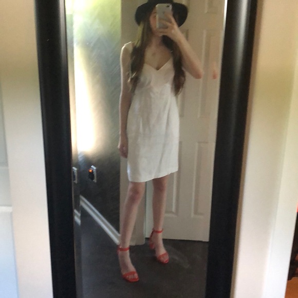 Tracy Reese size 8 White Linen summer dress - Picture 2 of 5